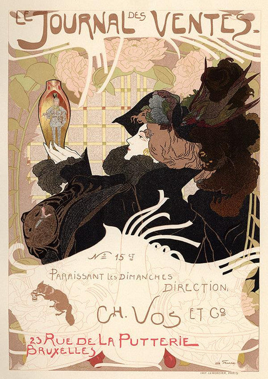 Le Journal des Ventes - 1897 - Art Nouveau - Classic Posters
