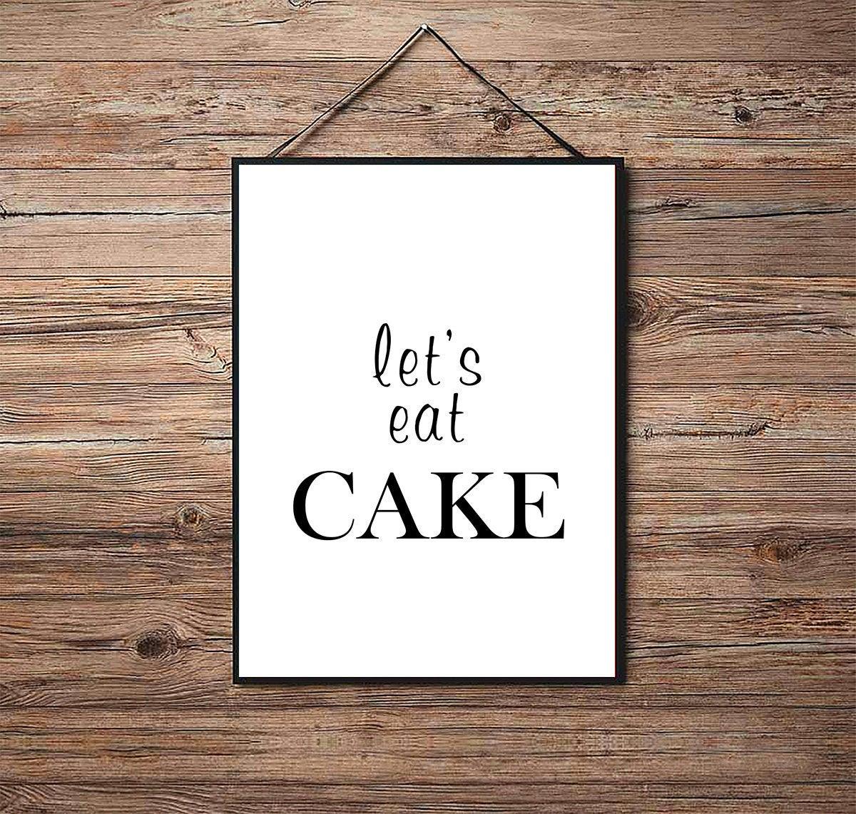 Let's Eat Cake - Kitchen Poster - Classic Posters