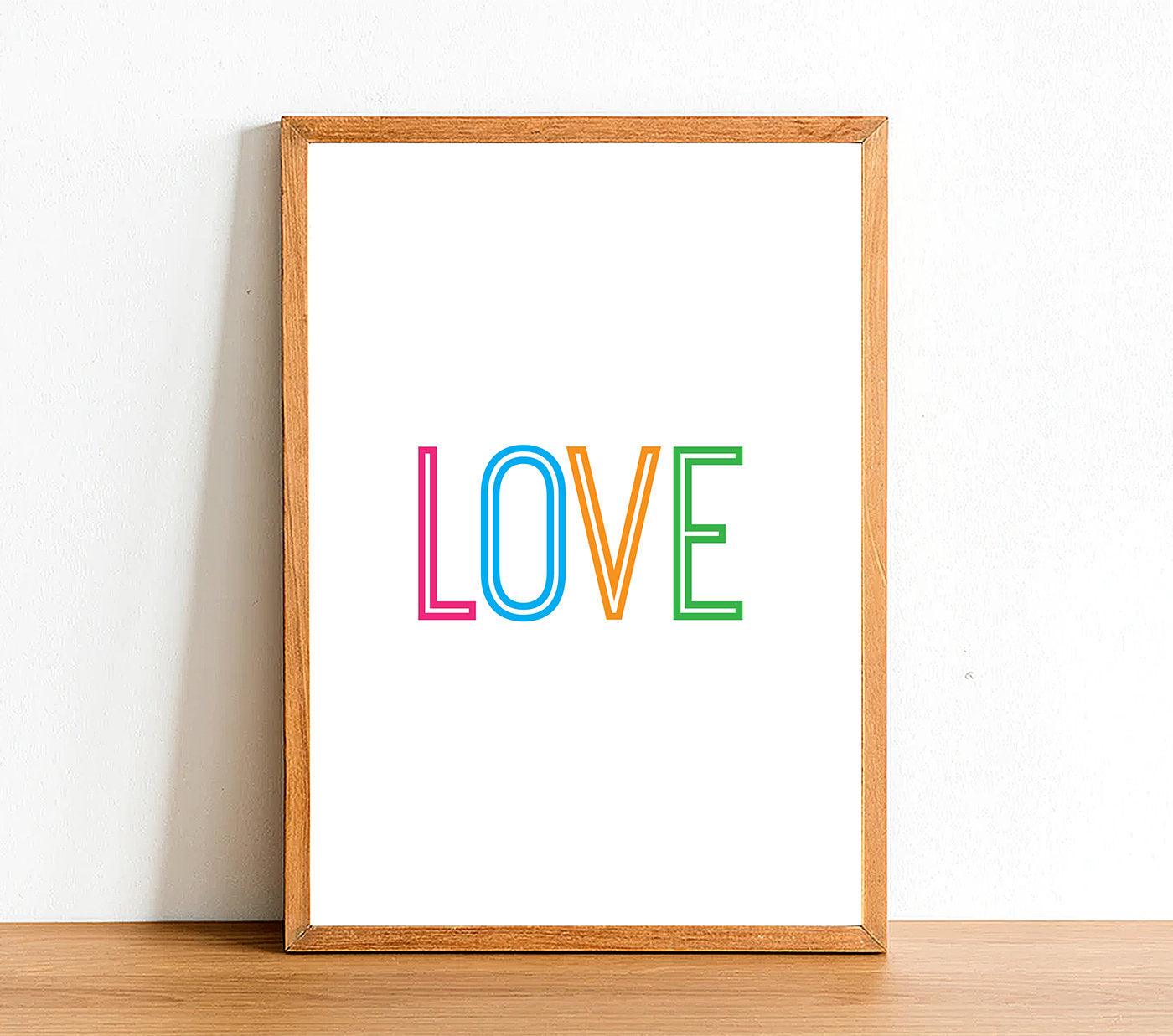 LOVE - Inspirational Print - Classic Posters