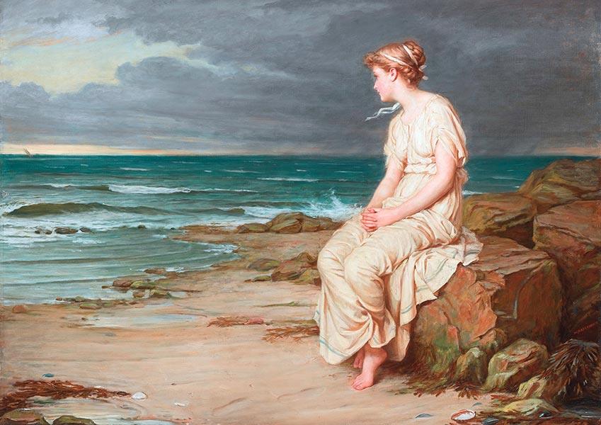 Miranda - 1875 - John William Waterhouse - Fine Art Print - Classic Posters