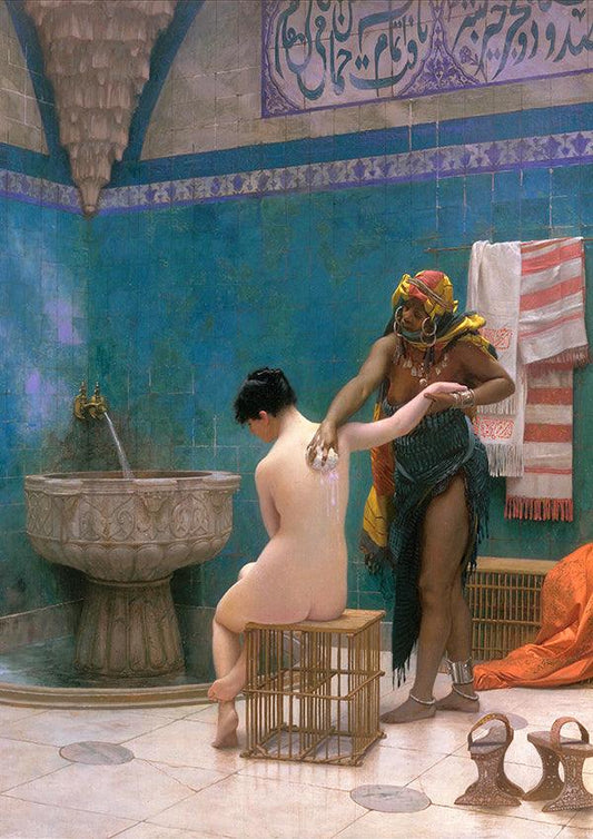 Moorish Bath - 1885 - Jean-Leon Gerome - Fine Art Print - Classic Posters
