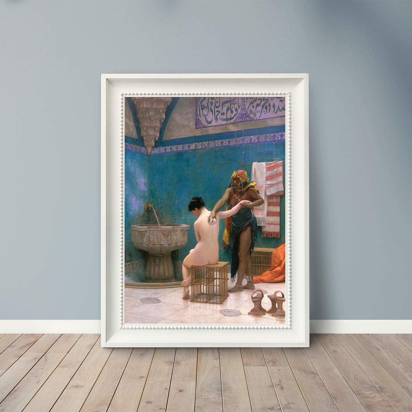 Moorish Bath - 1885 - Jean-Leon Gerome - Fine Art Print - Classic Posters