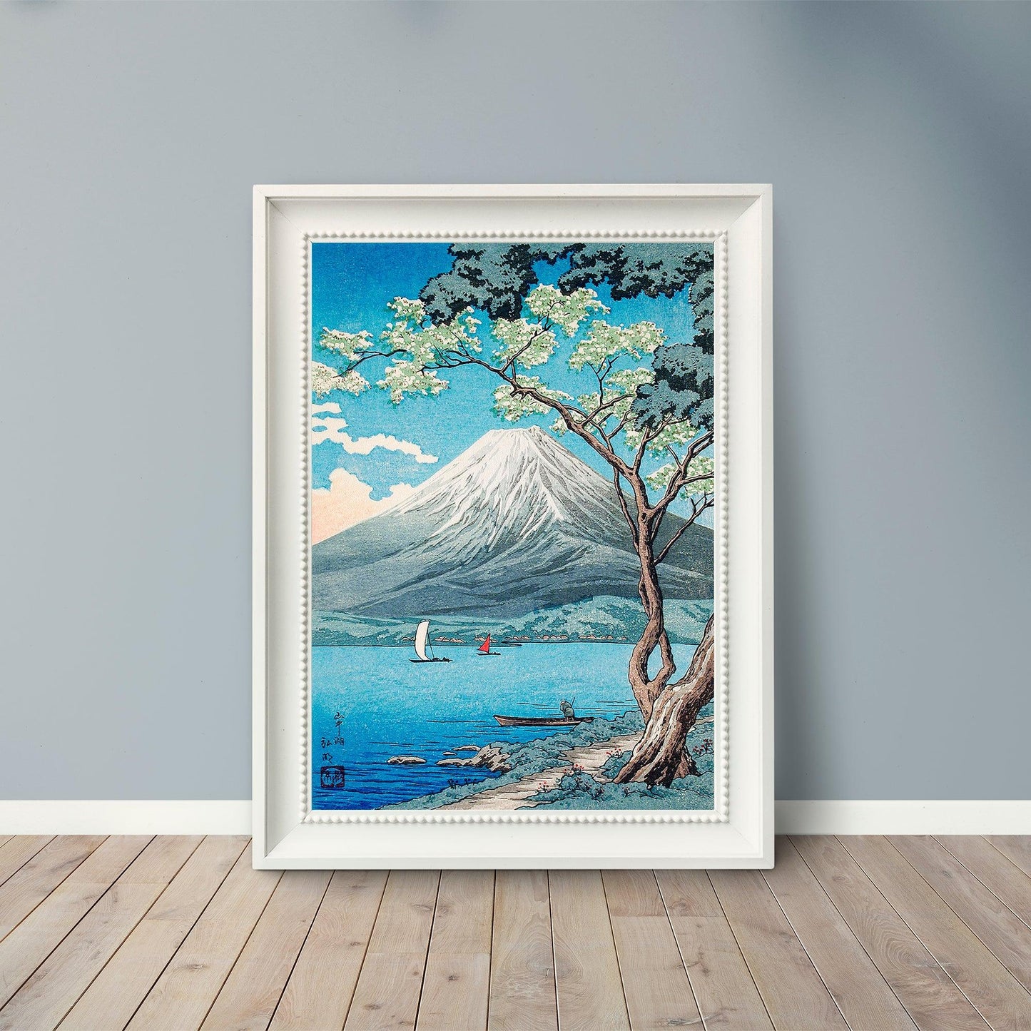 Mount Fuji from Lake Yamanaka - Hiroaki Takahashi - Fine Art Print - Classic Posters