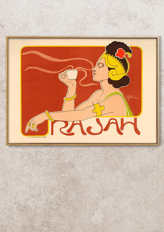 Rajah - Coffee - 1897 - Art Nouveau - Classic Posters