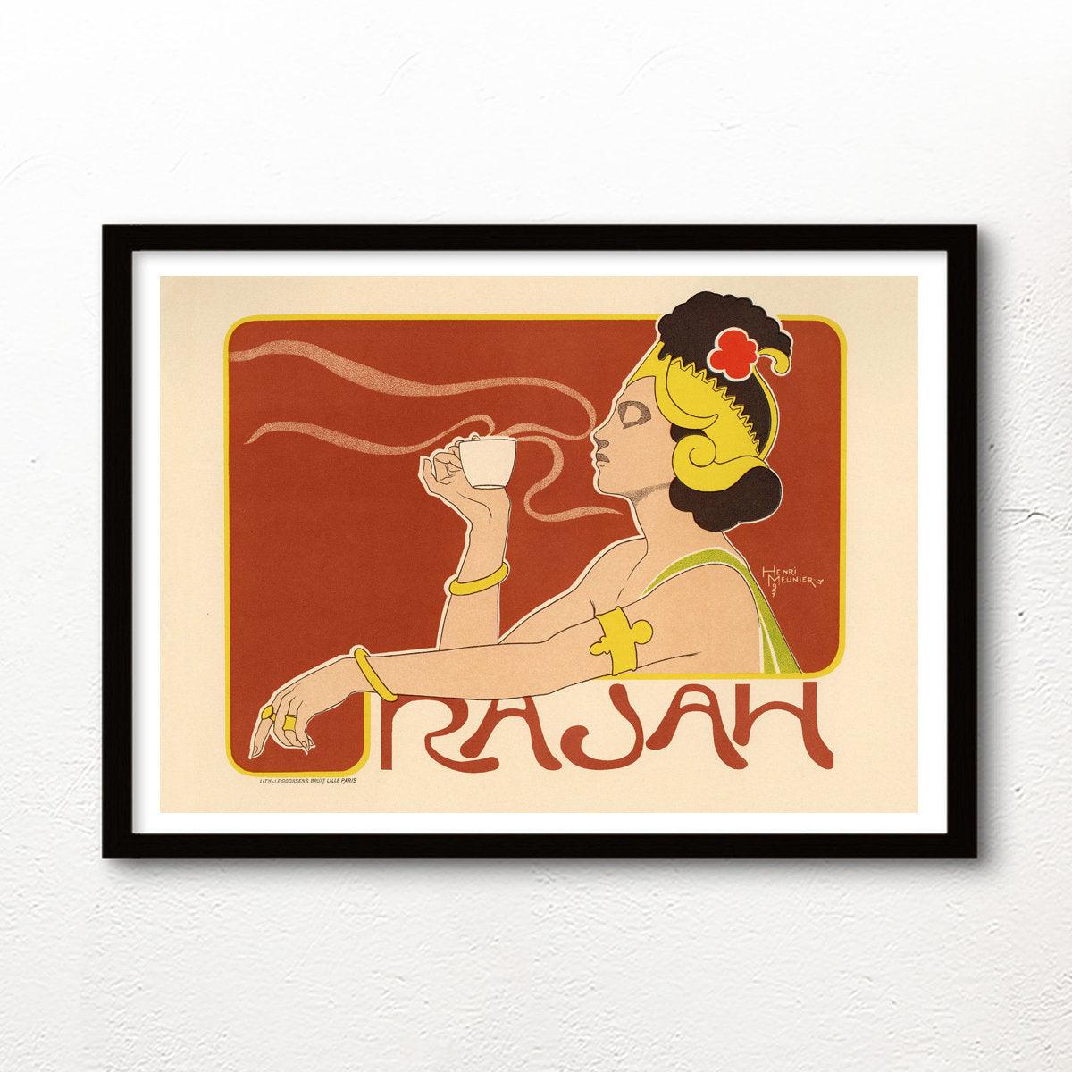 Rajah - Coffee - 1897 - Art Nouveau - Classic Posters