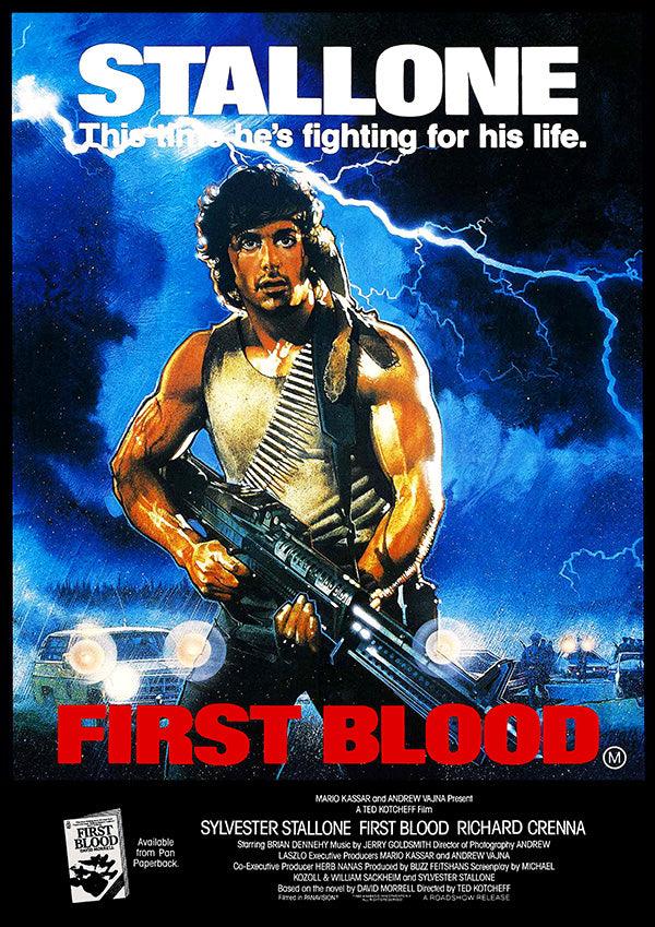Rambo First Blood - 1982 - Classic Movie Poster - Classic Posters