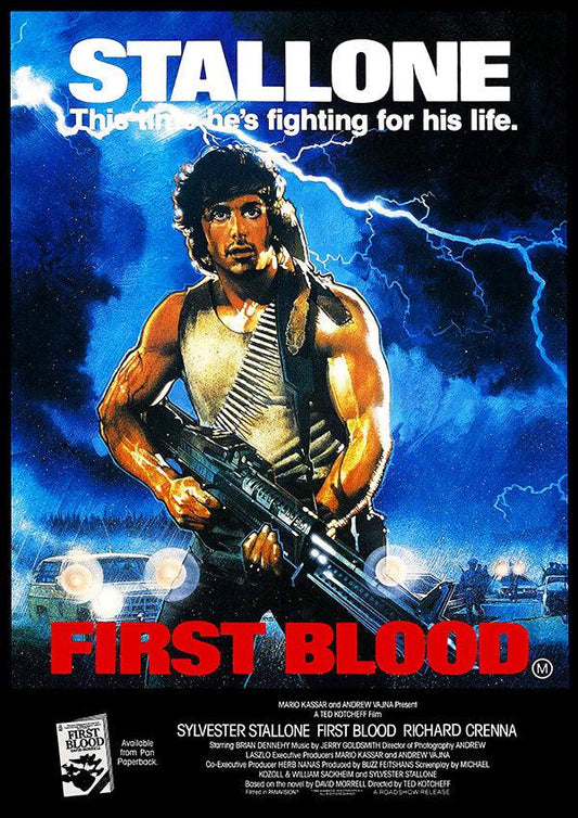 Rambo First Blood - 1982 - Classic Movie Poster - Classic Posters
