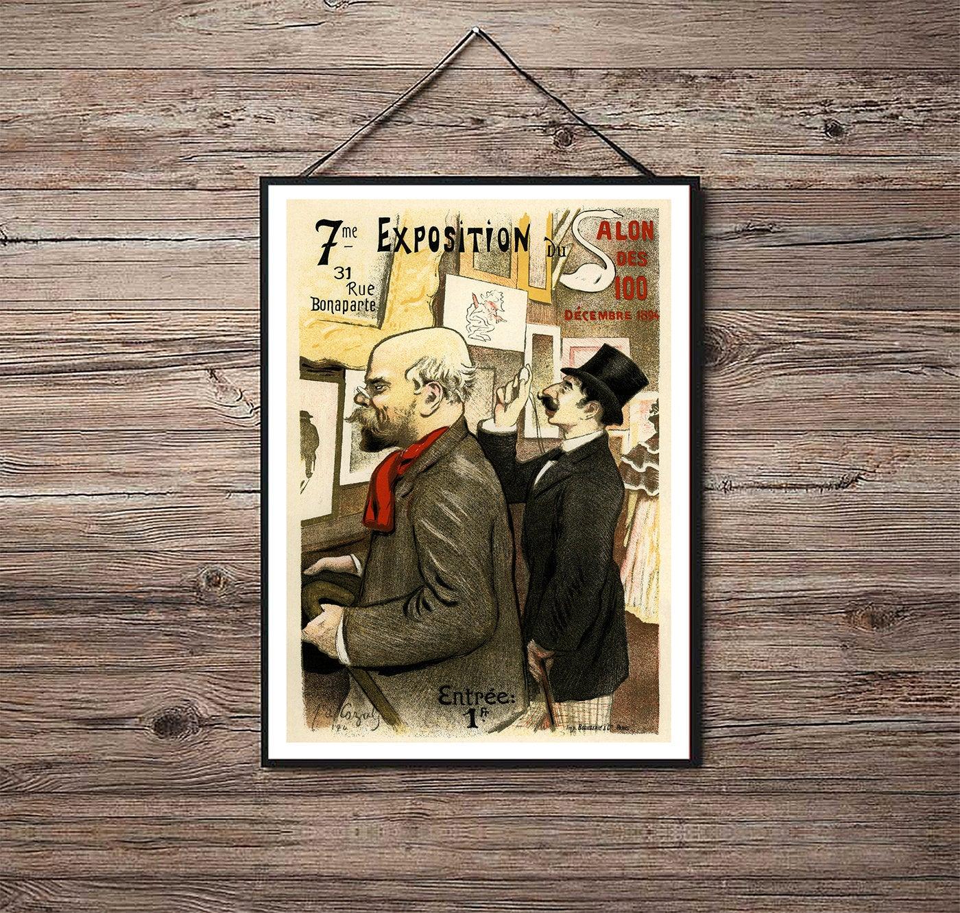 Salon des Cent - 7me Exposition - 1896 - Art Nouveau - Classic Posters