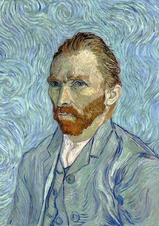 Self-portrait - 1889 - Vincent van Gogh - Fine Art Print - Classic Posters