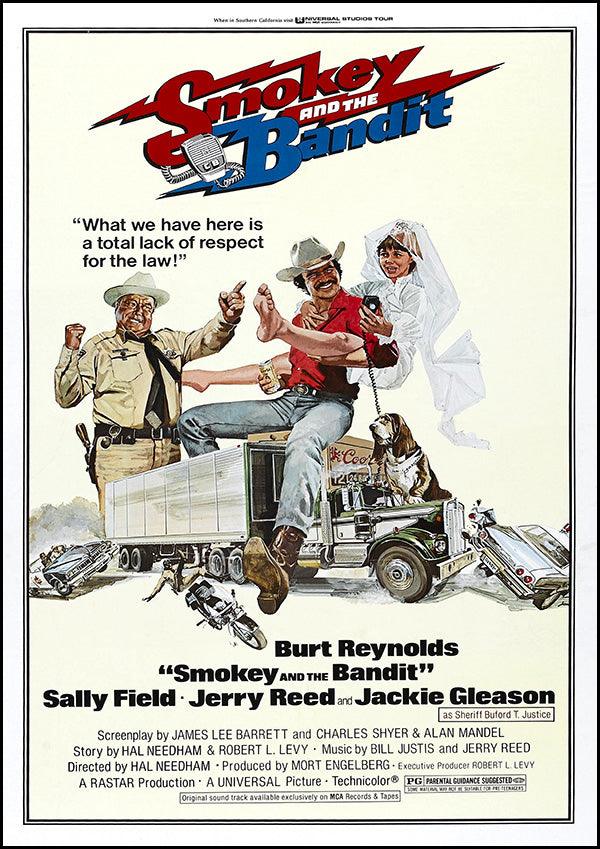 Smokey and the Bandit - 1977 - Classic Movie Poster - Classic Posters