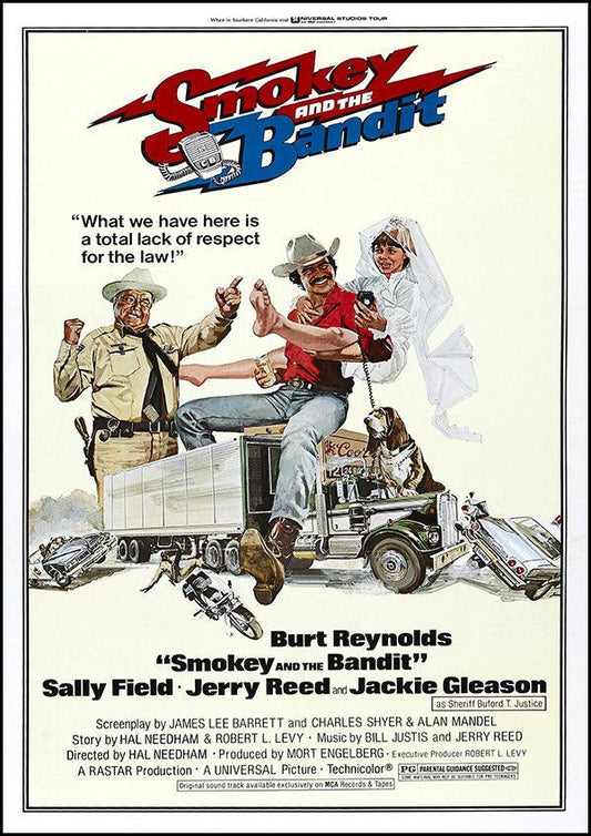 Smokey and the Bandit - 1977 - Classic Movie Poster - Classic Posters