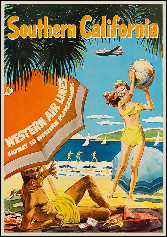 SOUTHERN CALIFORNIA - Vintage Travel Poster - Classic Posters