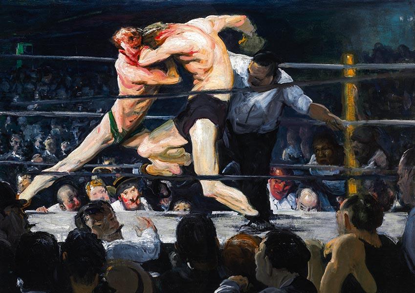 Stag at Sharkey's - 1909 - George Wesley Bellows - Fine Art Print - Classic Posters