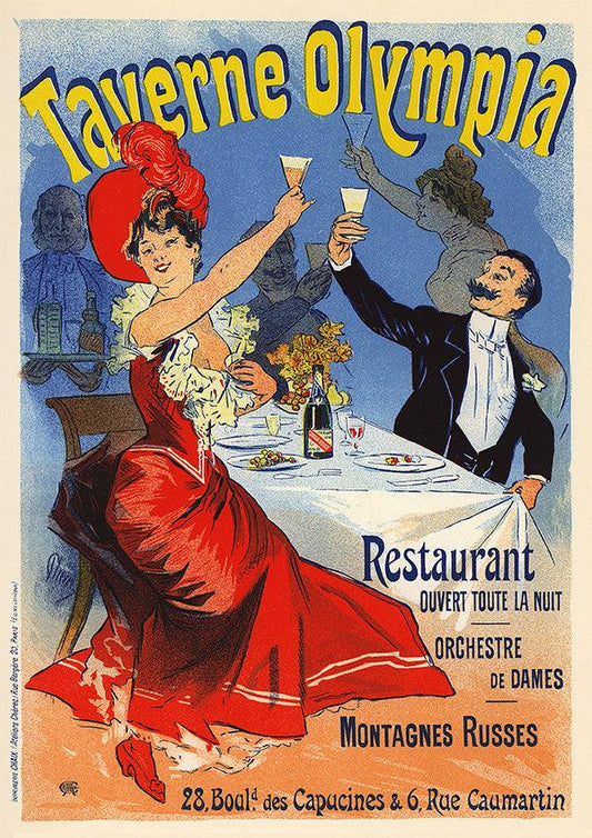 Taverne Olympia - 1899 - Art Nouveau - Classic Posters