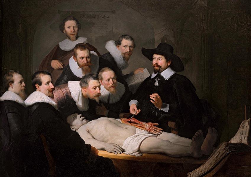 The Anatomy Lesson of Dr Nicolaes Tulp - 1632 - Rembrandt - Fine Art Print - Classic Posters