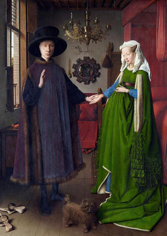 The Arnolfini Portrait - 1434 - Jan van Eyck - Fine Art Print - Classic Posters