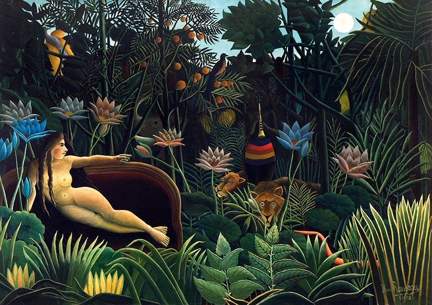 The Dream - 1910 - Henri Rousseau - Fine Art Print - Classic Posters