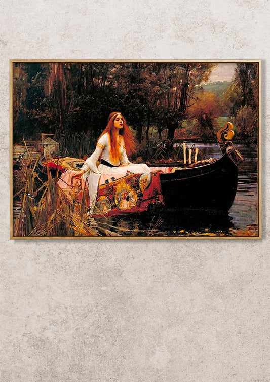 The Lady of Shalott - 1888 - John William Waterhouse - Fine Art Print - Classic Posters