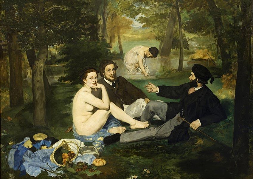 The Luncheon on the Grass - 1862 - Edouard Manet - Fine Art Print - Classic Posters