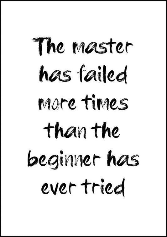 The Master Has Failed - Inspirational Print - Classic Posters
