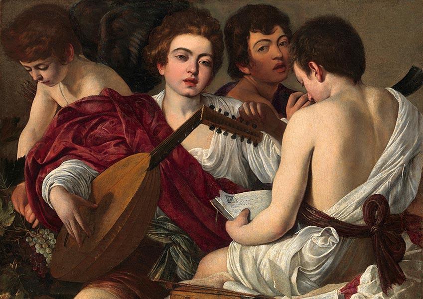 The Musicians - Concerto - 1595 - Caravaggio - Fine Art Print - Classic Posters