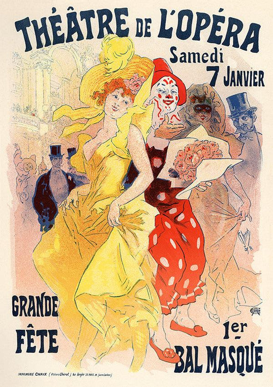 Theatre de L'Opera - 1898 - Art Nouveau - Classic Posters