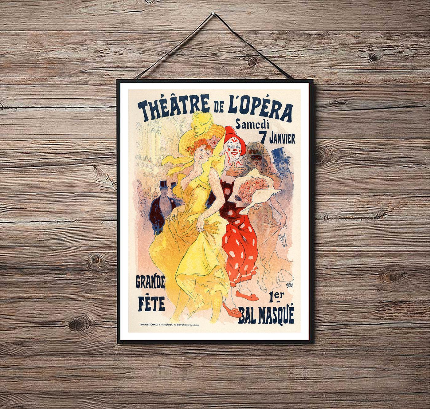 Theatre de L'Opera - 1898 - Art Nouveau - Classic Posters