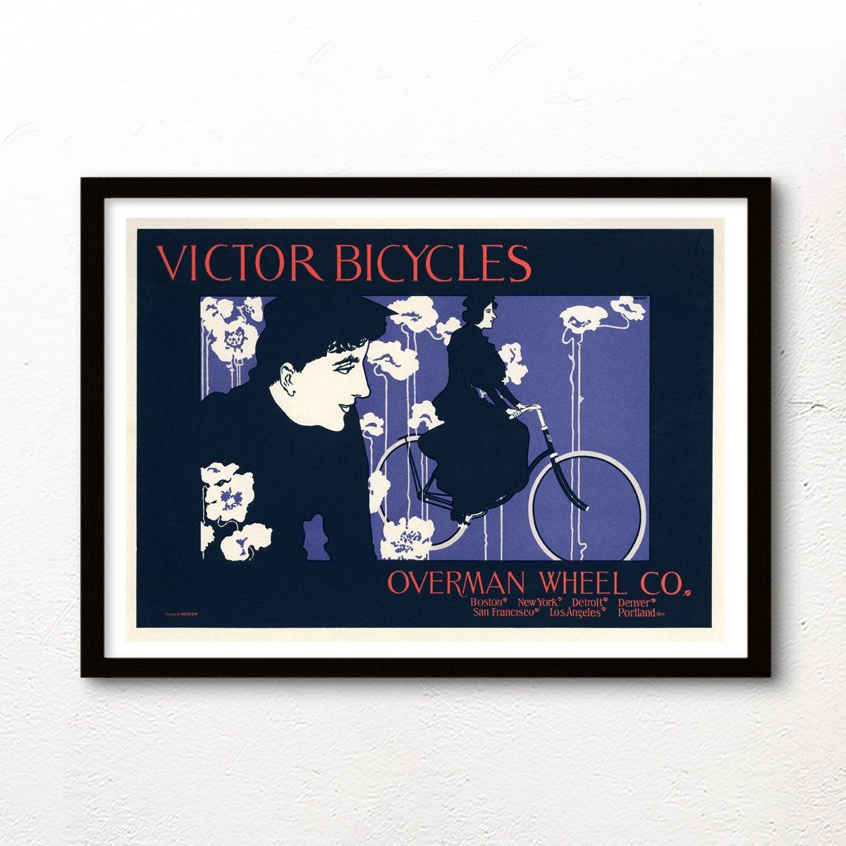 Victor Bicycles - 1896 - Art Nouveau - Classic Posters
