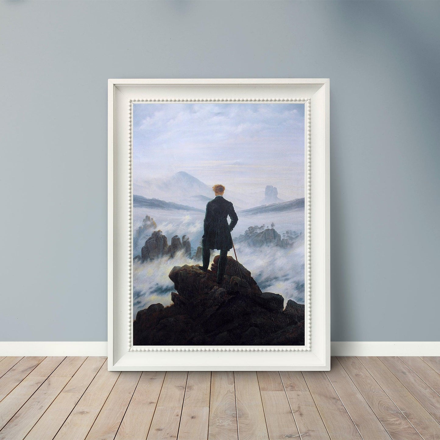 Wanderer Above the Sea of Fog - 1818 - Caspar David Friedrich - Fine Art Print - Classic Posters
