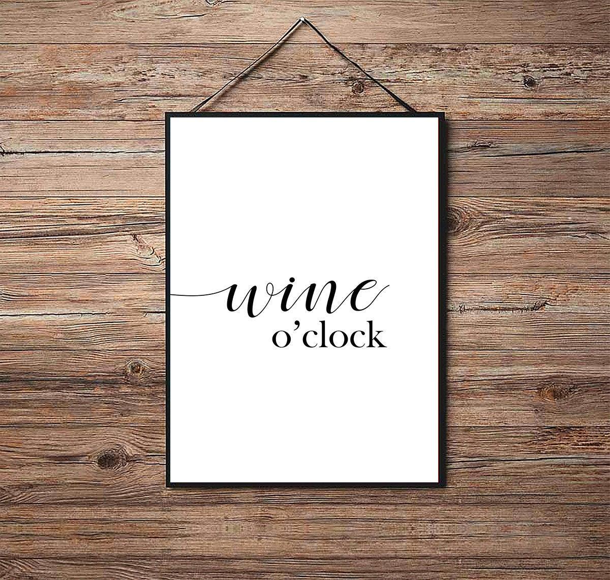 Wine O'clock - Kitchen Poster - Classic Posters