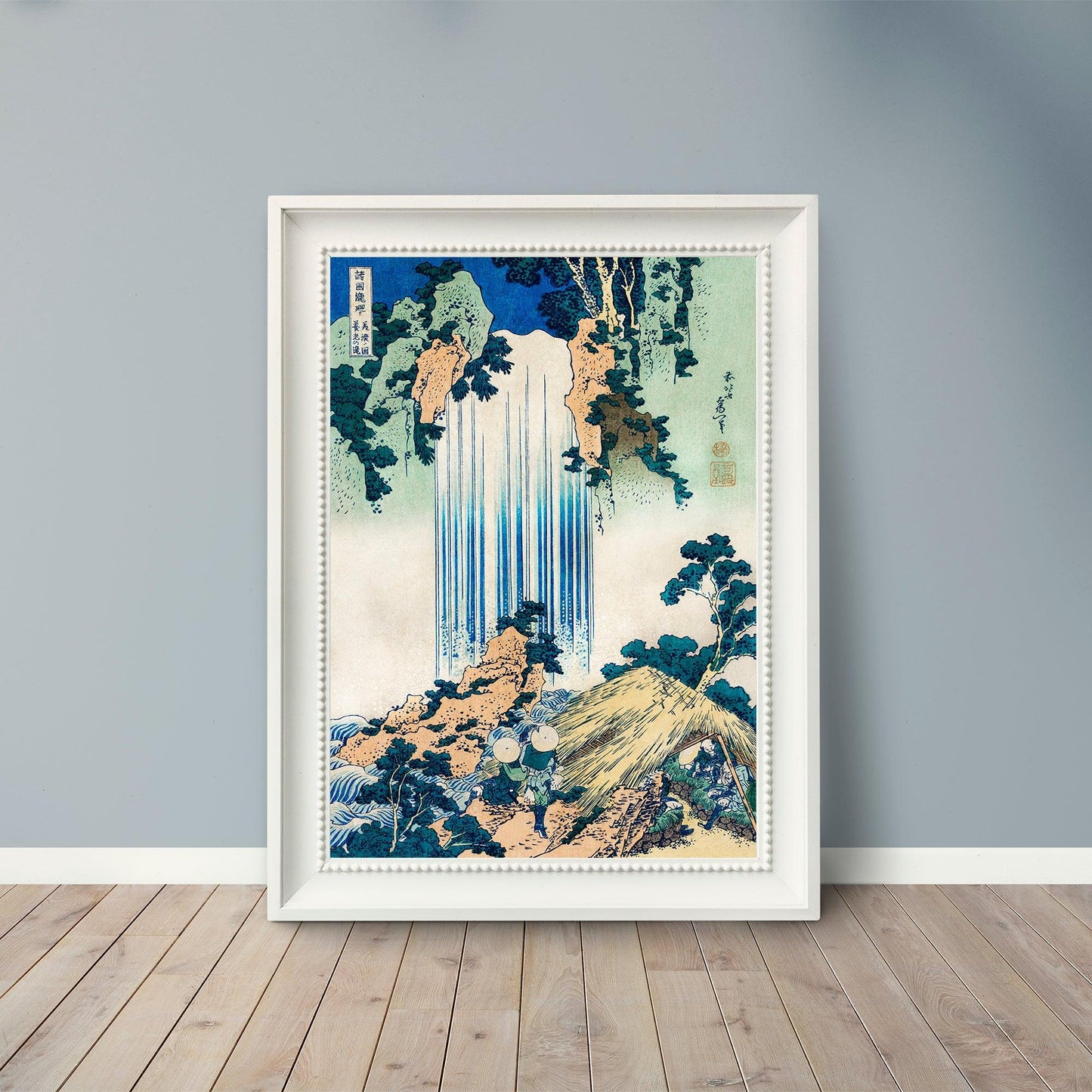 Yoro Waterfall in Mino - 1832 - Katsushika Hokusai - Fine Art Print - Classic Posters