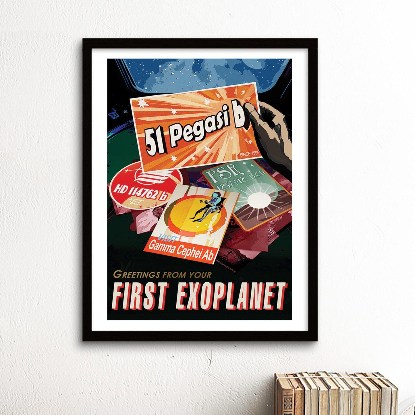51 Pegasi b - NASA Space Travel Poster - Classic Posters