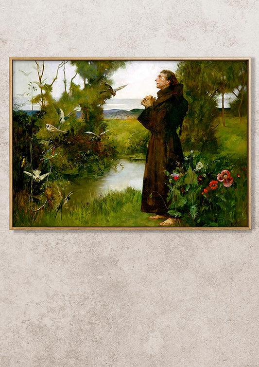 Saint Francis - Alber Chevallier Tayler - Fine Art Print