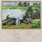 The Thames at Benson - Alber Chevallier Tayler - Fine Art Print