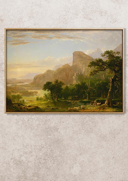 Landscape, Scene from Thanatopsis - Asher Brown Durand - Fine Art Print