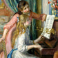 Two Young Girls at the Piano - Auguste Renoir - Fine Art Print