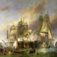 The Battle of Trafalgar - Clarkson Frederick Stanfield - Fine Art Print