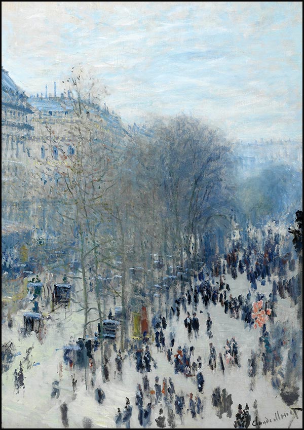 Boulevard des Capucines - Claude Monet - Fine Art Print