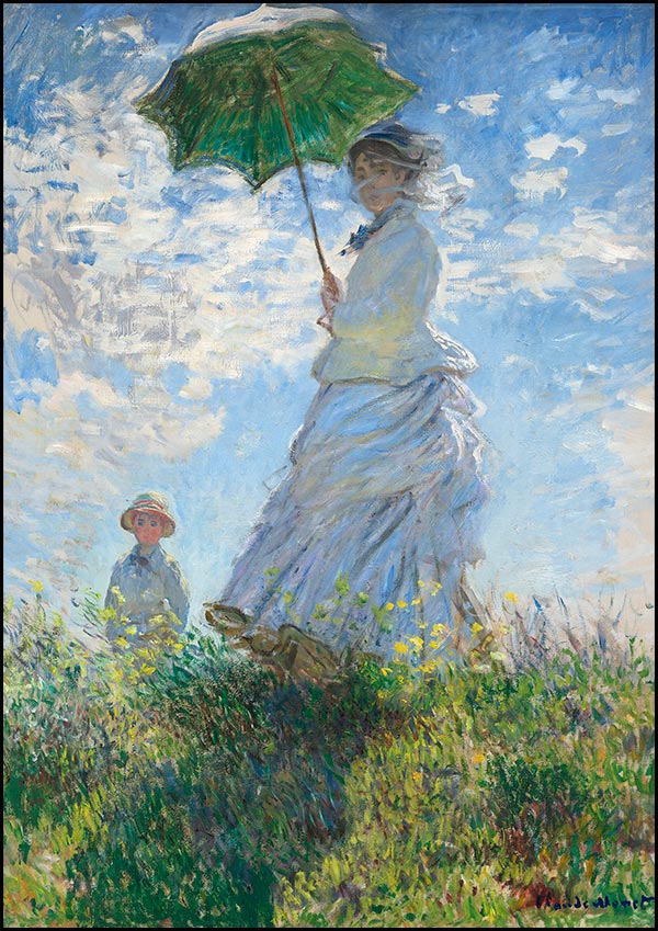 Madame Monet and Her Son - Claude Monet - Fine Art Print