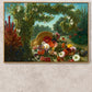Basket of Flowers - Eugène Delacroix - Fine Art Print