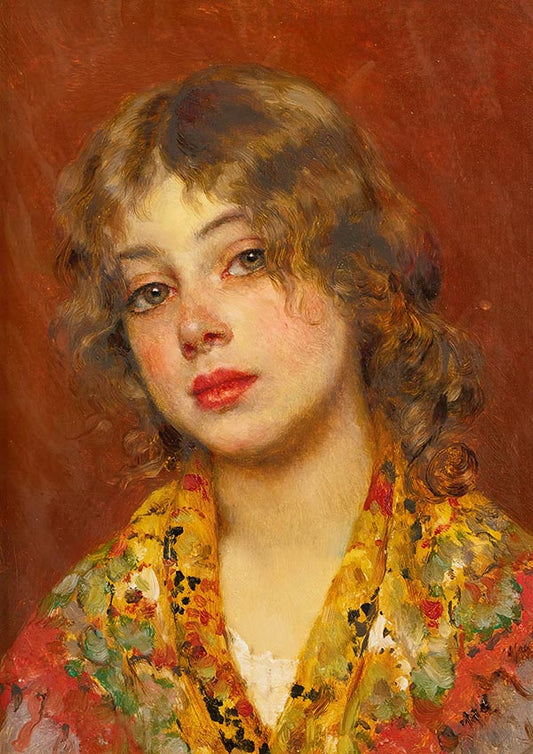 Gypsy Girl - Eugene de Blaas - Fine Art Print