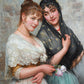 Two Venetian Women - Eugene de Blaas - Fine Art Print