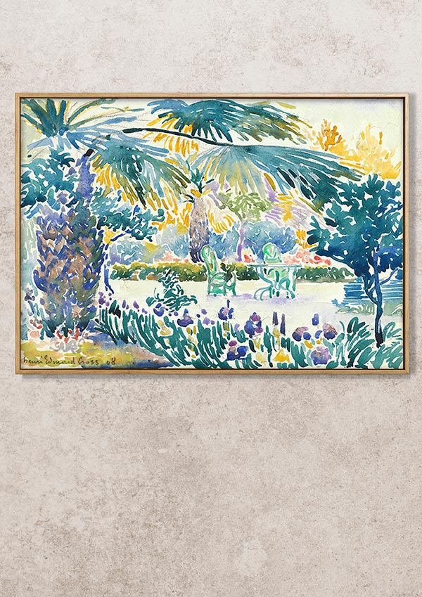 Garden of the Painter - Henri Edmond Cross - Fine Art Print