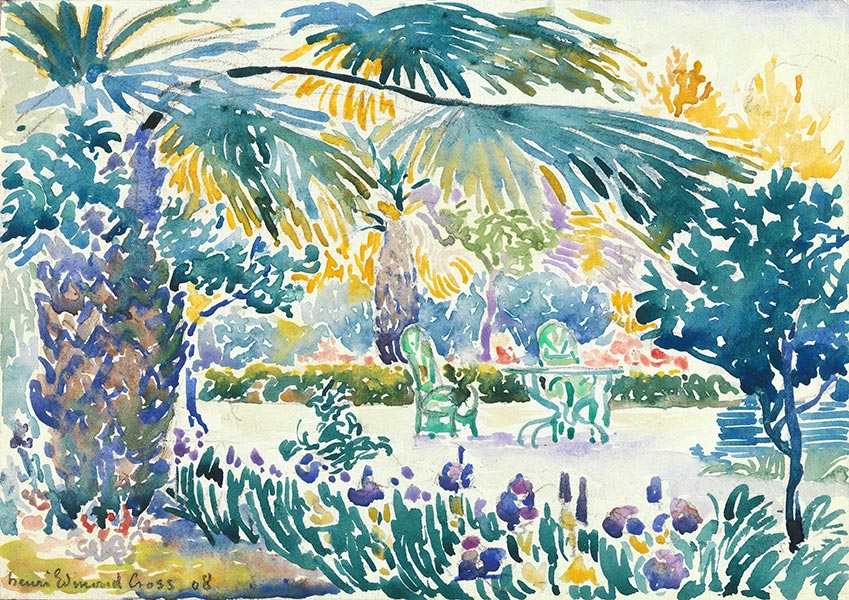 Garden of the Painter - Henri Edmond Cross - Fine Art Print