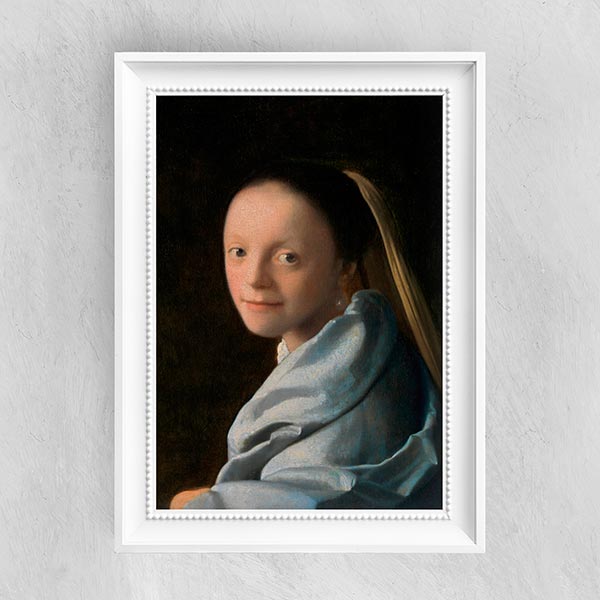 Study of a Young Woman - Johannes Vermeer - Fine Art Print