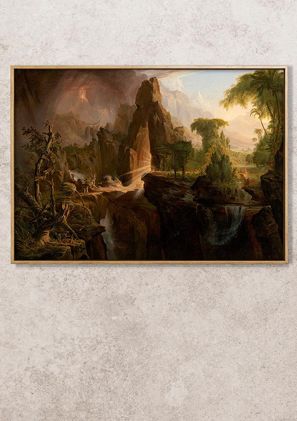 Expulsion from the Garden of Eden - Thomas Cole - Fine Art Print