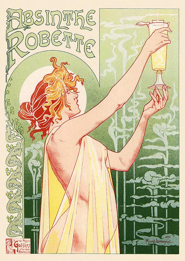 Absinthe Robette - 1896 - Art Nouveau - Classic Posters