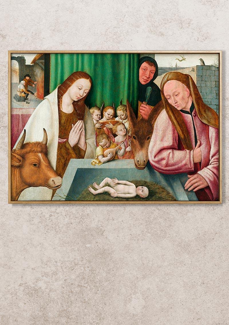 Adoration of the Child - 1568 - Hieronymus Bosch - Fine Art Print - Classic Posters