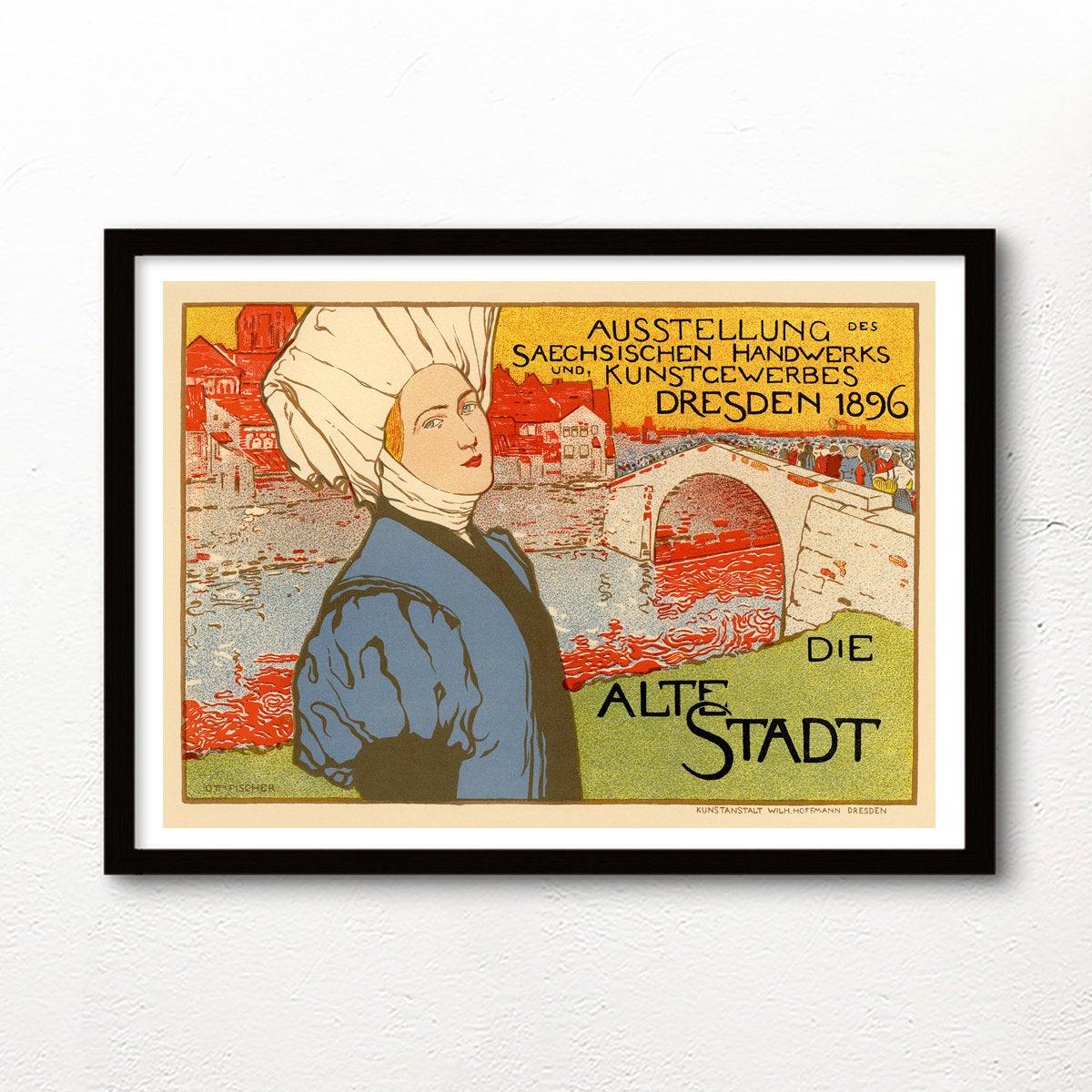 Alte Stadt - Affiches Etrangeres - 1897 - Art Nouveau - Classic Posters