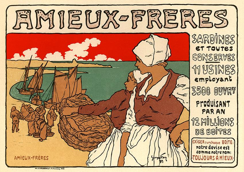 Amieux-Freres - 1899 - Art Nouveau - Classic Posters